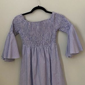New with tags shirt off the shoulder dress.